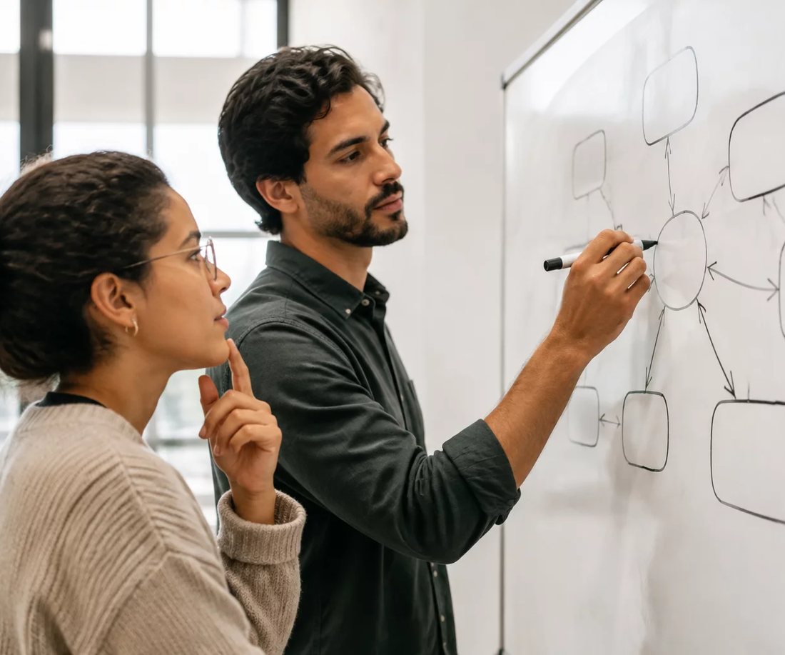 Turma de pé ao fim da última rodada, ainda segurando as folhas de anotação